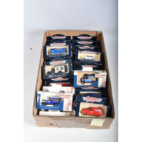 77 - THREE TRAYS OF BOXED LLEDO DIECAST MODEL VEHICLES, to include a selection of Days Gone Vanguards mod... 