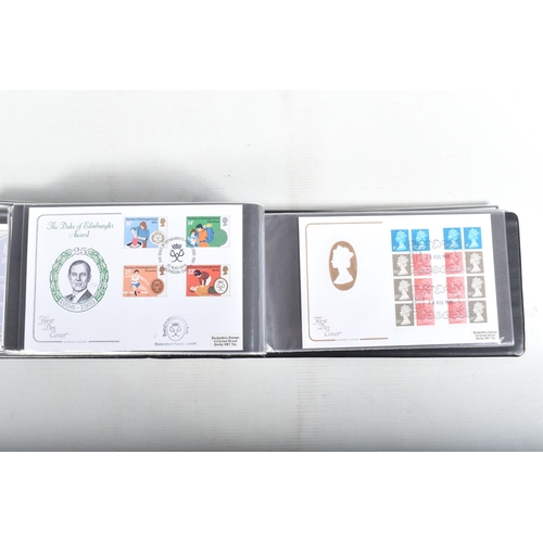 408 - BANANA BOX WITH COLLECTION OF WORLDWIDE FDCS IN ALBUMS, OFTEN ANIMAL THEMATICS, ALSO SOME FRAMED ITE... 