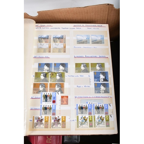 410 - VERY LARGE COLLECTION OF GB, IOM AND CI STAMPS IN A FEW ALBUMS AND MNAY NEW ISSUES ENVELOPES, rangin... 