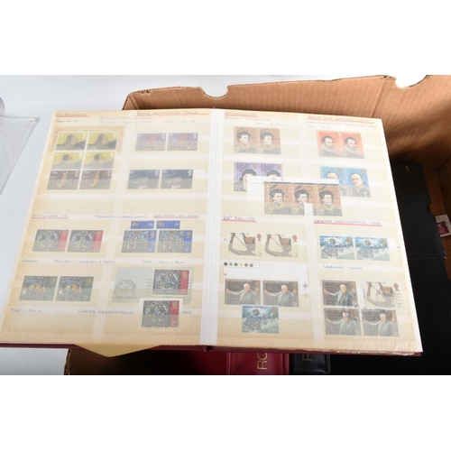 410 - VERY LARGE COLLECTION OF GB, IOM AND CI STAMPS IN A FEW ALBUMS AND MNAY NEW ISSUES ENVELOPES, rangin... 