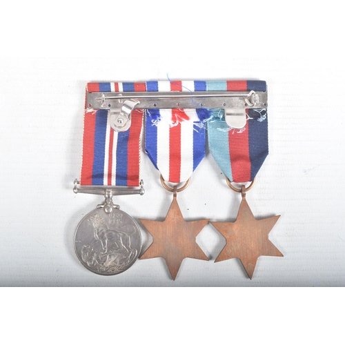 438 - A COLLECTION OF WWII AND LATER MEDALS AND EPHEMERA, to include a set of three that are swing mounted... 