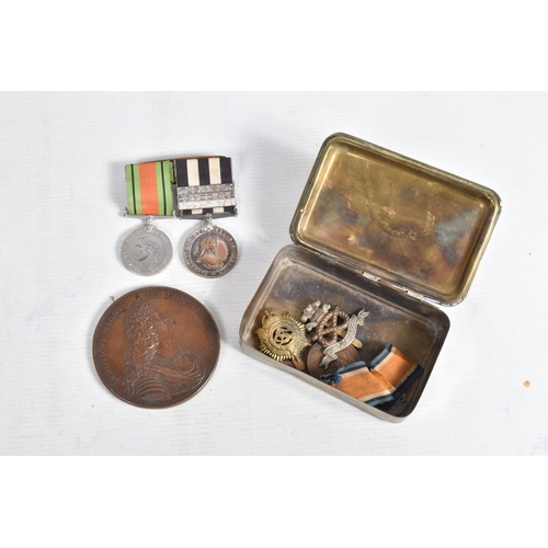 448 - A WWI VICTORY MEDAL, PRINCESS MARY TIN AND SAINT JOHNS AMBULANCE MEDALS, this lot includes a WWI vic... 