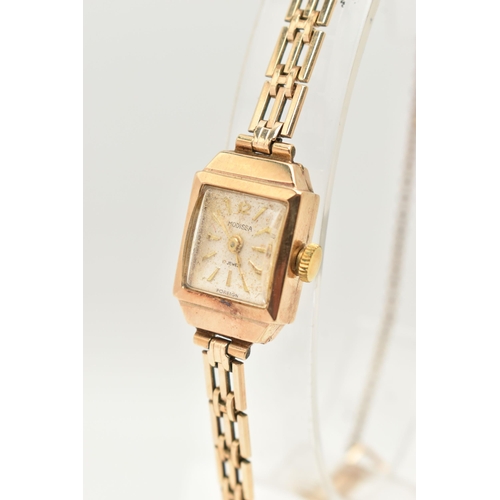 81 - TWO LADIES WRISTWATCHES, the first a hand wound movement 'Bulova' rolled gold ladies wristwatch, tog... 