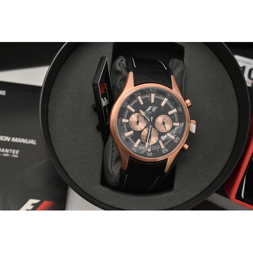 108 - THREE GENTLEMAN'S WRISTWATCHES WITH BOXES AND PAPERWORK, the first a Ducati chronograph 5030, with b... 