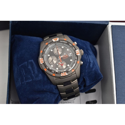 109 - SEVEN BOXED WRISTWATCHES, to include three Fila chronograph watches, two with titanium cases, one st... 