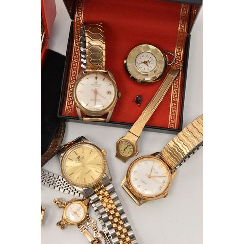 112 - AN ASSORTMENT OF LADIES AND GENTS WRISTWATCHES, to include a boxed 'Sekonda' gents manual wind watch... 