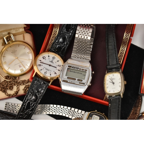 112 - AN ASSORTMENT OF LADIES AND GENTS WRISTWATCHES, to include a boxed 'Sekonda' gents manual wind watch... 