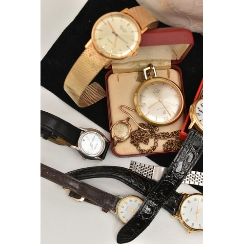 112 - AN ASSORTMENT OF LADIES AND GENTS WRISTWATCHES, to include a boxed 'Sekonda' gents manual wind watch... 