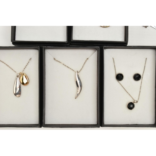 120 - ASSORTED 'KIT HEATH' JEWELLERY, to include a large circular form silver pendant necklace, a silver a... 