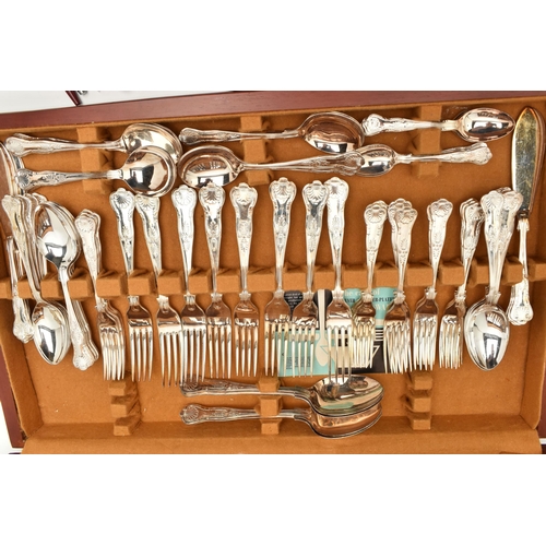 151 - ASSORTED CUTLERY PIECES, to include a Georgian silver fiddle pattern soup ladle, engraved monogram t... 