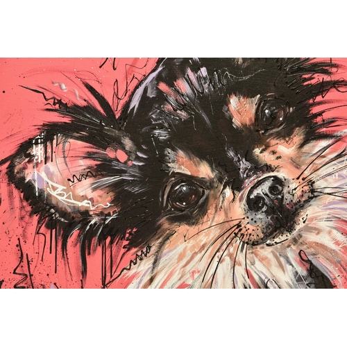 307 - SAMANTHA ELLIS (BRITISH 1992) ' BECAUSE I'M WORTH IT', an artist proof edition print of a Terrier Do... 