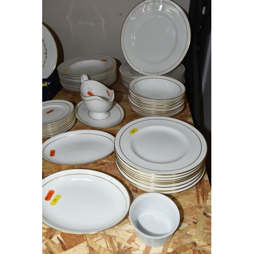 320 - A COLLECTION OF ROYAL WORCESTER TABLEWARE, comprising eight dinner plates, eight salad plates, eight... 