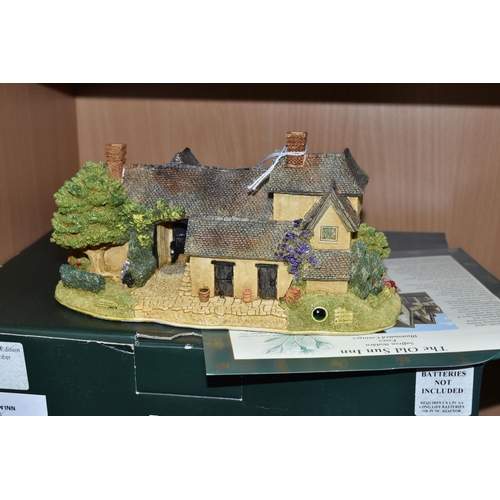 387 - TWO BOXED LIMITED EDITION LILLIPUT LANE SCULPTURES, comprising 'The Old Sun Inn', L2796, with certif... 