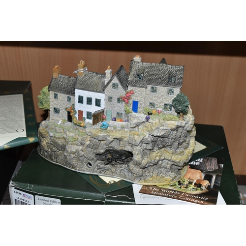 387 - TWO BOXED LIMITED EDITION LILLIPUT LANE SCULPTURES, comprising 'The Old Sun Inn', L2796, with certif... 