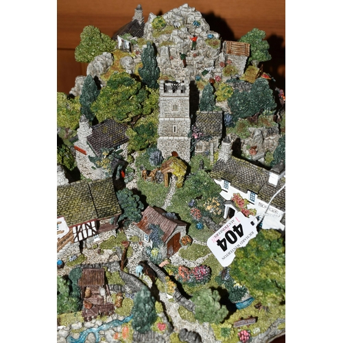 404 - A LIMITED EDITION LILLIPUT LANE 'CONISTON CRAG' SCULPTURE, 0222/3000, with original box, certificate... 