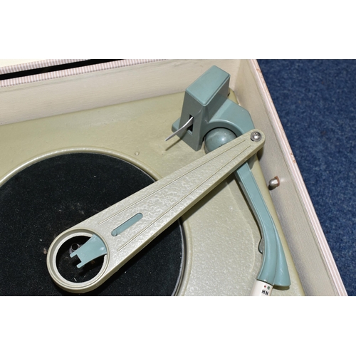 542 - TWO BOXES AND LOOSE RECORDS, RECORD PLAYER, PICNIC SET, METAL WARE AND MISCELLANEOUS ITEMS, to inclu... 