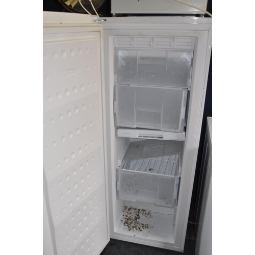 1061 - A BEKO TZDA504FW LARDER FREEZER width 54cm depth 56cm height 145cm (PAT pass and working at -18 degr... 