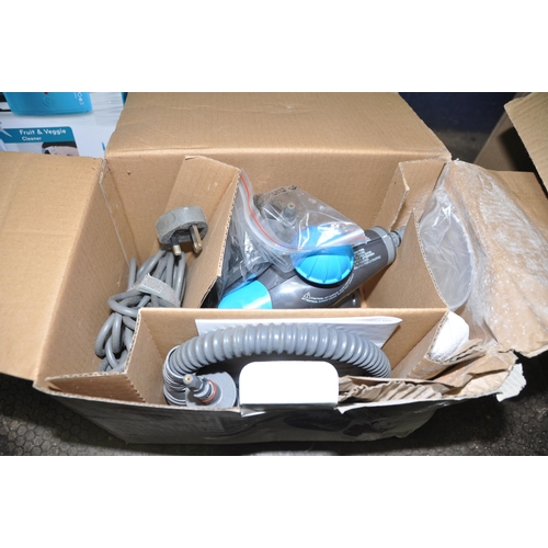 1064 - A MONSTER GS28 GARMENT STEAMER, a H20e3 S-Water cleaning system (both brand new in box, one still se... 