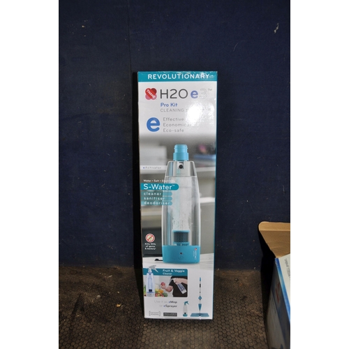 1064 - A MONSTER GS28 GARMENT STEAMER, a H20e3 S-Water cleaning system (both brand new in box, one still se... 