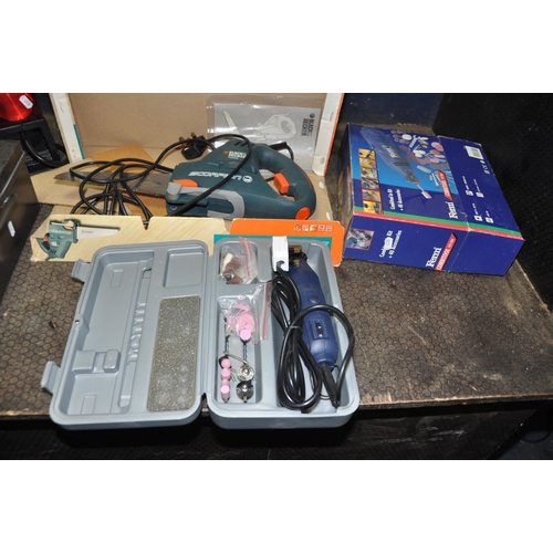 1083 - A COLLECTION TOOLS AND HOUSEHOLD ELECTRICALS including a Black and Decker Scorpion saw, a Ferm Rotar... 