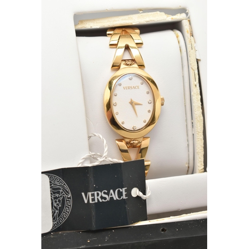 59 - AN ASSORTMENT OF LADIES WATCHES, five quartz wristwatches, to include 'Versace' 60Q90, 'Calvin Klein... 