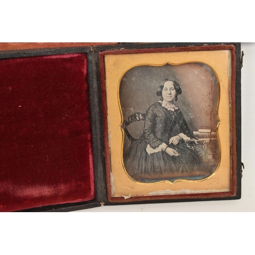 78 - FOUR EARLY 20TH CENTURY DAGUERREOTYPES, one depicting a child, one depicting a gentleman, one depict... 