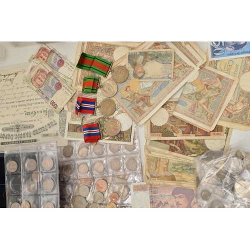 100 - A LARGE STORAGE BOX OF ROYAL MINT AND OTHER MIXED COINS AND COMMEMORATIVES, to include uncirculated ... 