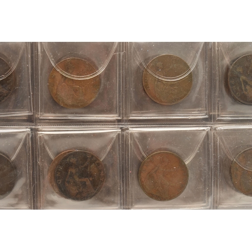 105 - A COIN ALBUM CONTAINING MOSTLY MID 20TH CENTURY UK COINS, to include copper and silver content Halfc... 