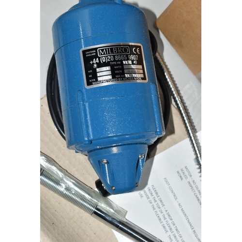 115 - A BOXED 'MILBRO MOTOR UNIT', milbro pendant drill with fix hand piece, 12,000 R.P.M, 24 volts, EU pl... 