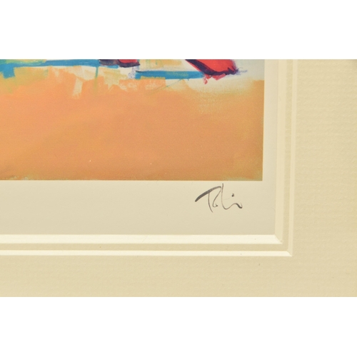 301 - TOBY MULLIGAN (BRITISH 1969) 'IN REPOSE', a signed limited edition print on paper depicting a colour... 