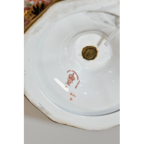 359 - A ROYAL CROWN DERBY 'OLD IMARI' COMPORT, with red printed backstamp and date cypher for 1918, height... 