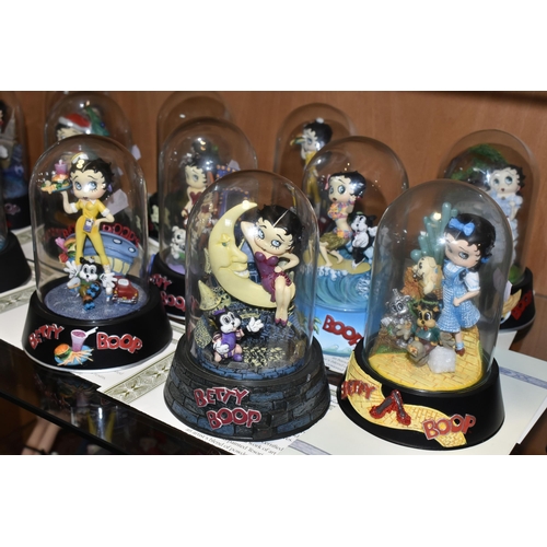 380 - A GROUP OF THIRTEEN 'BETTY BOOP' FRANKLIN MINT LIMITED EDITION HAND PAINTED SCULPTURES, comprising M... 