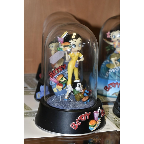 380 - A GROUP OF THIRTEEN 'BETTY BOOP' FRANKLIN MINT LIMITED EDITION HAND PAINTED SCULPTURES, comprising M... 