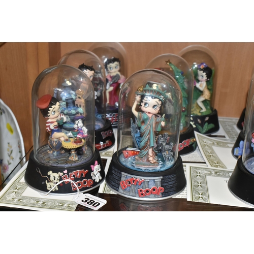 380 - A GROUP OF THIRTEEN 'BETTY BOOP' FRANKLIN MINT LIMITED EDITION HAND PAINTED SCULPTURES, comprising M... 