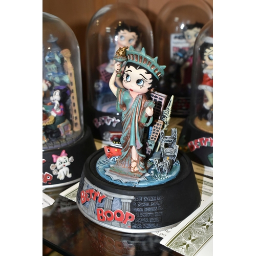 380 - A GROUP OF THIRTEEN 'BETTY BOOP' FRANKLIN MINT LIMITED EDITION HAND PAINTED SCULPTURES, comprising M... 