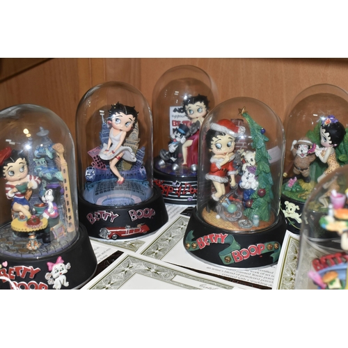 380 - A GROUP OF THIRTEEN 'BETTY BOOP' FRANKLIN MINT LIMITED EDITION HAND PAINTED SCULPTURES, comprising M... 