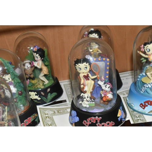 380 - A GROUP OF THIRTEEN 'BETTY BOOP' FRANKLIN MINT LIMITED EDITION HAND PAINTED SCULPTURES, comprising M... 