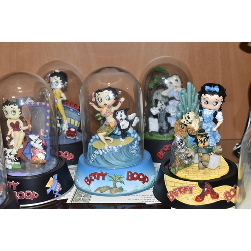 380 - A GROUP OF THIRTEEN 'BETTY BOOP' FRANKLIN MINT LIMITED EDITION HAND PAINTED SCULPTURES, comprising M... 