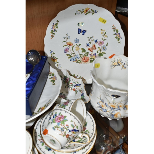 386 - A LARGE QUANTITY OF AYNSLEY 'COTTAGE GARDEN' AND 'PEMBROKE' PATTERN TEA AND GIFTWARE, comprising a m... 