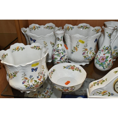 386 - A LARGE QUANTITY OF AYNSLEY 'COTTAGE GARDEN' AND 'PEMBROKE' PATTERN TEA AND GIFTWARE, comprising a m... 