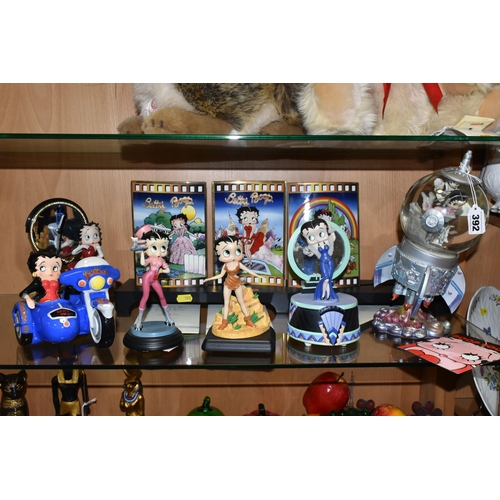 392 - A COLLECTION OF BETTY BOOP COLLECTABLES, comprising a Boop 2000 Official Betty Boop Millennium Water... 