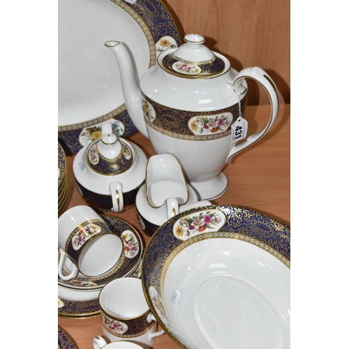 431 - A FORTY-FOUR PIECE SPODE CABINET COLLECTION ARUNDEL PATTERN DINNER AND COFFEE SERVICE comprising two... 