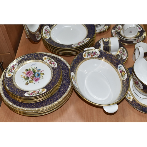 431 - A FORTY-FOUR PIECE SPODE CABINET COLLECTION ARUNDEL PATTERN DINNER AND COFFEE SERVICE comprising two... 