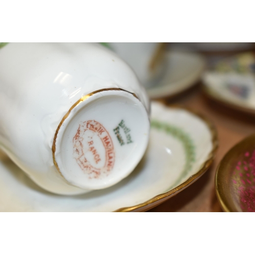 461 - A LARGE SELECTION OF TEA/COFFEE CUPS AND SAUCERS, varies designs comprising of oriental, fruit, flor... 