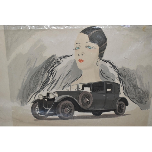 589 - DANIEL LEBIER (FRENCH 1941) TWO MOTORING THEMED LIMITED EDITION PRINTS, signed and numbered 13/175 t... 