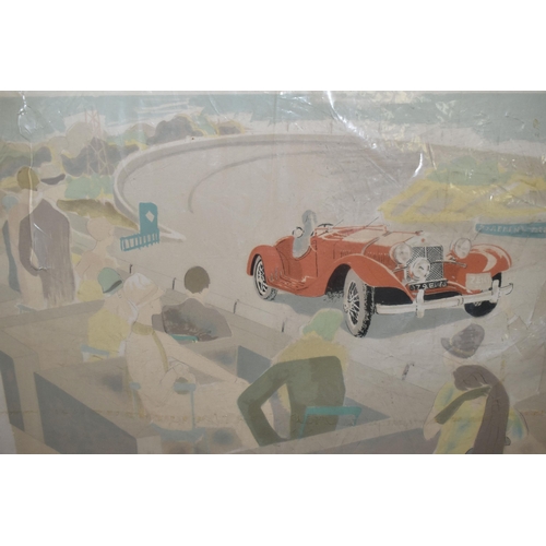 589 - DANIEL LEBIER (FRENCH 1941) TWO MOTORING THEMED LIMITED EDITION PRINTS, signed and numbered 13/175 t... 