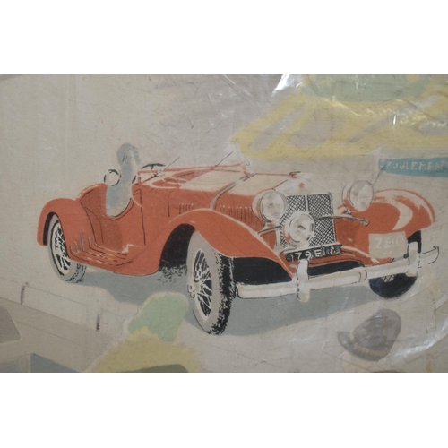 589 - DANIEL LEBIER (FRENCH 1941) TWO MOTORING THEMED LIMITED EDITION PRINTS, signed and numbered 13/175 t... 