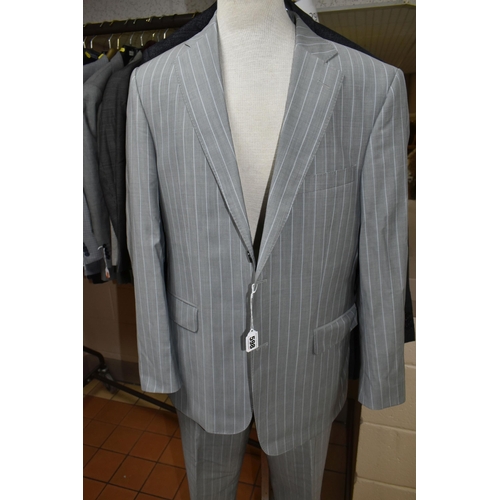 598 - A GROUP OF THIRTEEN GENTLEMENS SUITS AND TWENTY TWO LOUNGE JACKETS, maker's names include Versace, R... 