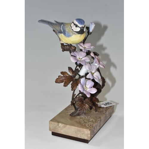 345 - AN ALBANY FINE CHINA LIMITED EDITION ''BLUE TIT', from the Titmice series, by David Burnham-Smith, o... 