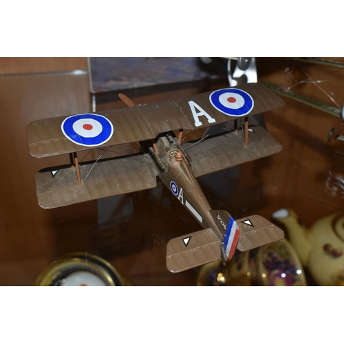 348 - THREE CORGI MODEL AIRCRAFT, comprising an Aviation Archive AA37802 Albatross D.V Ritter von Roth 191... 